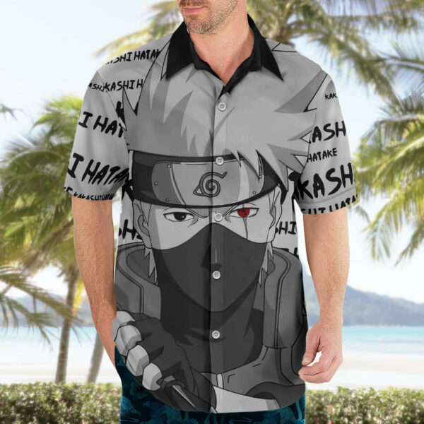Kakashi Hatake Anime Style Manga Hawaiian Shirt 3.jpg