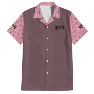 Kamado Nezuko Demon Slayer Hawaiian Shirt Anime 1.jpg