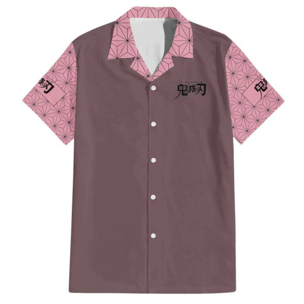 Kamado Nezuko Demon Slayer Hawaiian Shirt Anime 1.jpg