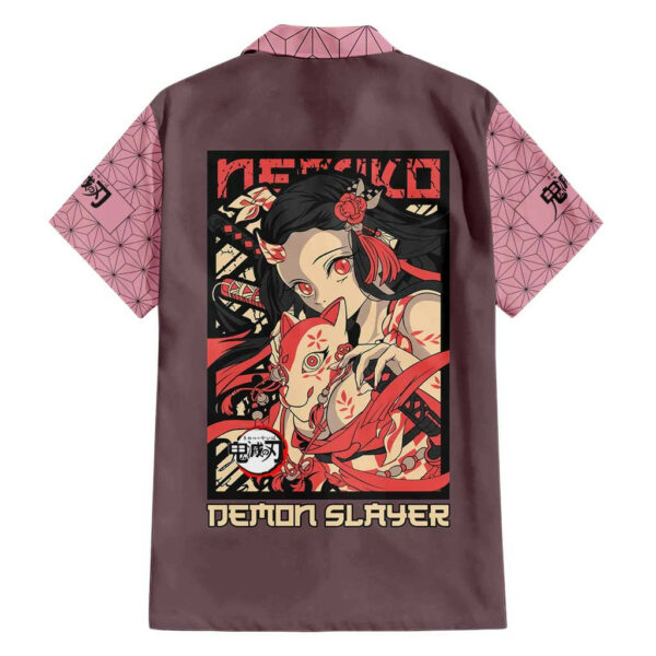 Kamado Nezuko Demon Slayer Hawaiian Shirt Anime 2.jpg