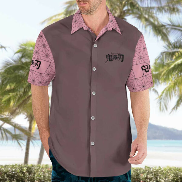 Kamado Nezuko Demon Slayer Hawaiian Shirt Anime 3.jpg