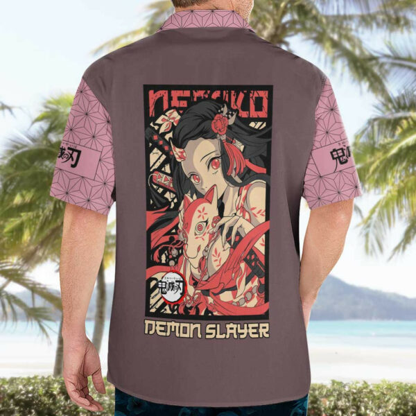 Kamado Nezuko Demon Slayer Hawaiian Shirt Anime 4.jpg