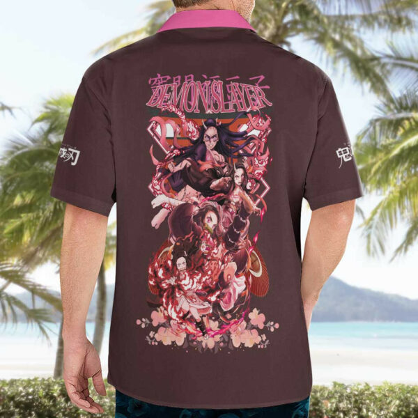 Kamado Nezuko Demon Slayer Hawaiian Shirt Anime V2 4.jpg