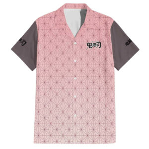 Kamado Nezuko Haori Demon Slayer Hawaiian Shirt Anime 1.jpg