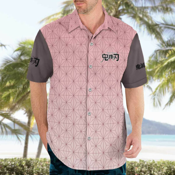 Kamado Nezuko Haori Demon Slayer Hawaiian Shirt Anime 3.jpg