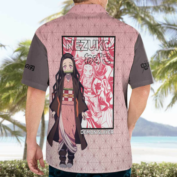 Kamado Nezuko Haori Demon Slayer Hawaiian Shirt Anime 4.jpg