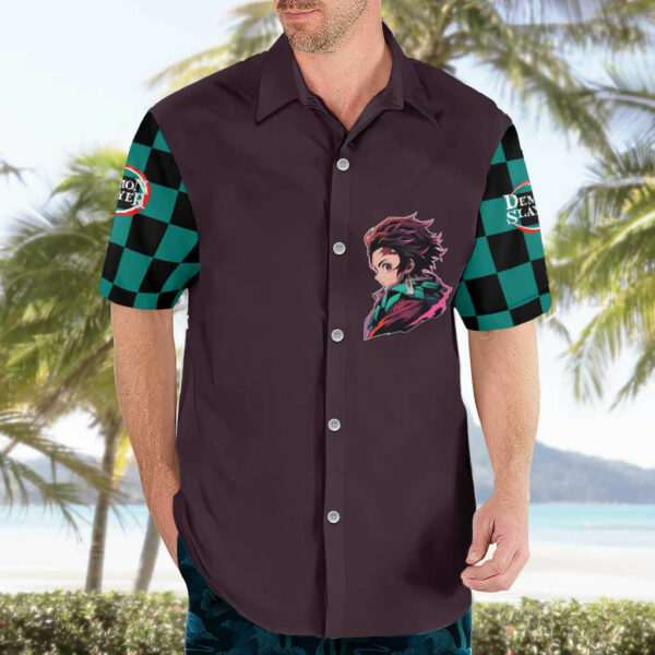Kamado Tanjiro Demon Slayer Hawaiian Shirt Anime 3.jpg