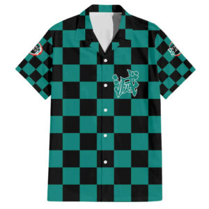 Kamado Tanjiro Haori Demon Slayer Hawaiian Shirt Anime 1.jpg