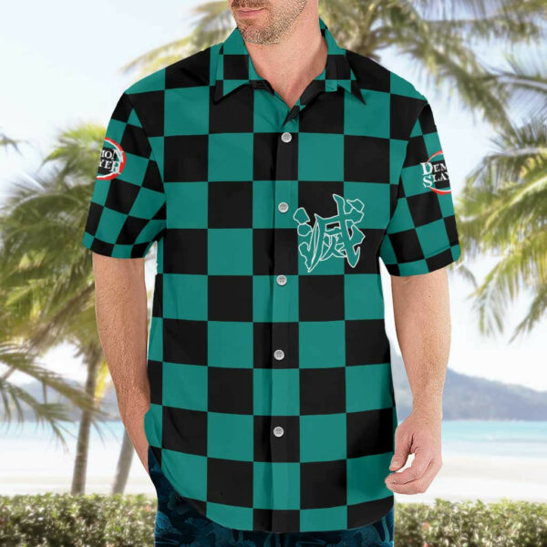 Kamado Tanjiro Haori Demon Slayer Hawaiian Shirt Anime 3.jpg