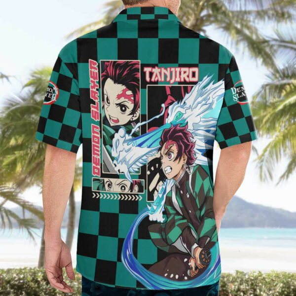 Kamado Tanjiro Haori Demon Slayer Hawaiian Shirt Anime 4.jpg