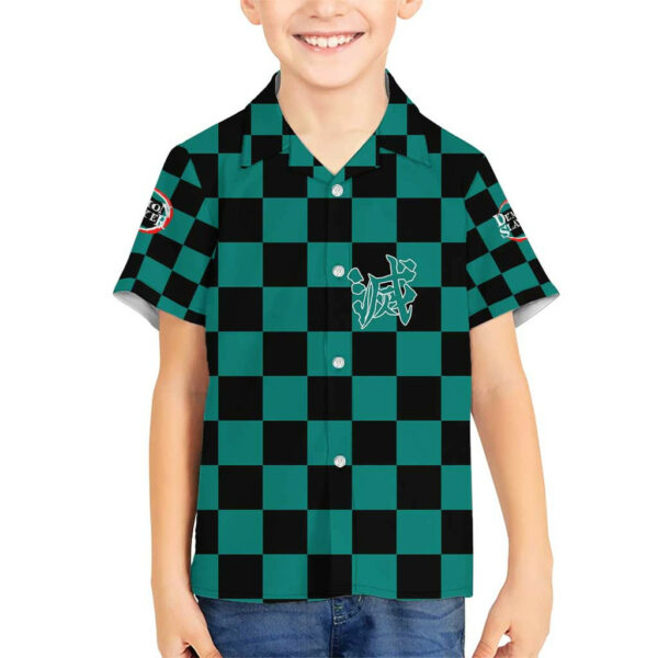 Kamado Tanjiro Haori Demon Slayer Hawaiian Shirt Anime 5.jpg