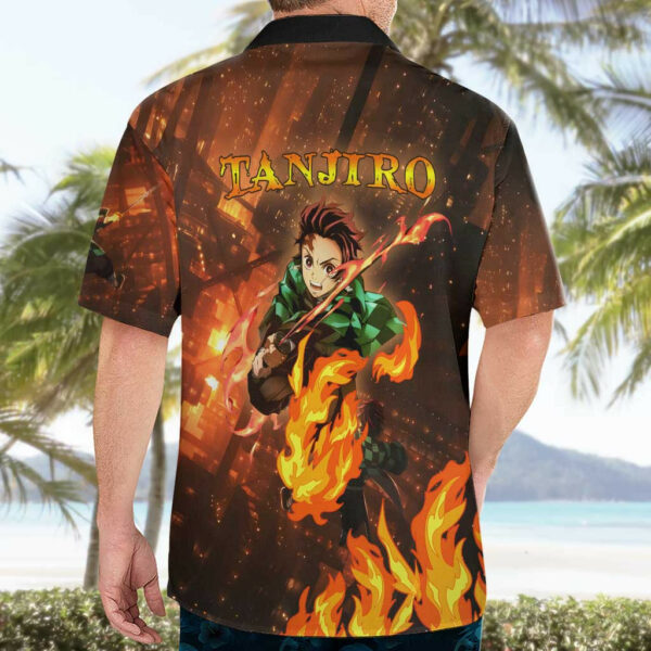 Kamado Tanjiro in Infinity Castle Demon Slayer Hawaiian Shirt Anime 4.jpg