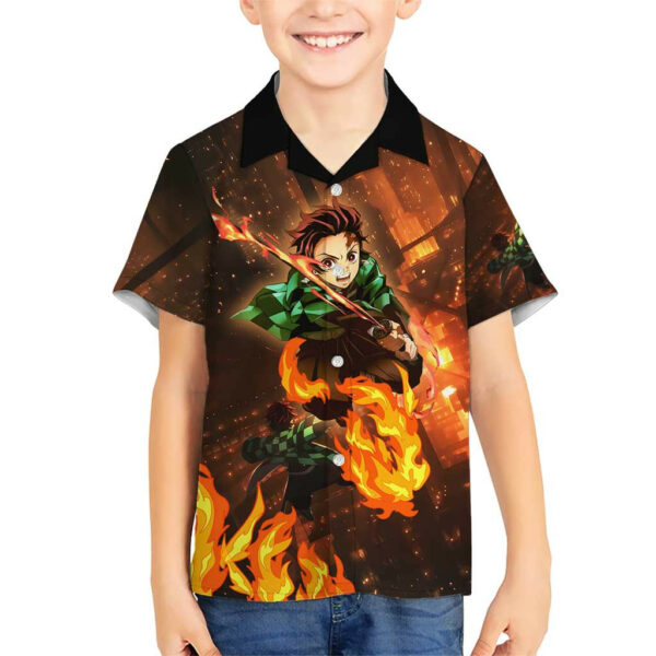 Kamado Tanjiro in Infinity Castle Demon Slayer Hawaiian Shirt Anime 5.jpg