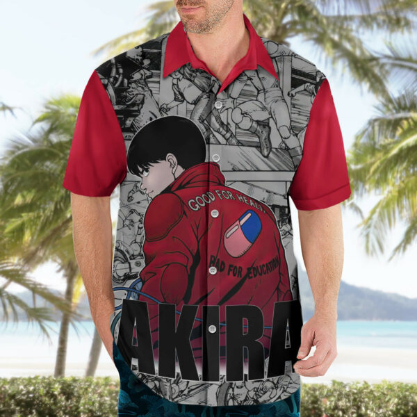Kaneda Akira Manga Style Hawaiian Shirt 3.jpg