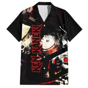 Kaneki Ken Tokyo Ghoul Grunge Hawaiian Shirt Anime 1.jpg