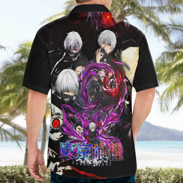 Kaneki Ken Tokyo Ghoul Grunge Hawaiian Shirt Anime 4.jpg