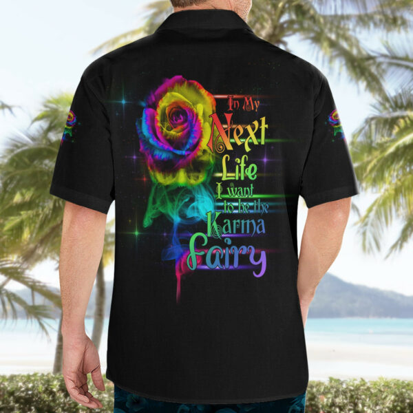 Karma Fairy Rose Smoke Skull Hawaiian Shirt 4.jpg
