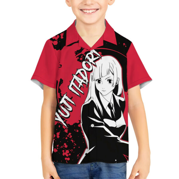 Kasumi Miwa Jujutsu Kaisen Hawaiian Shirt Manga Style Art 5.jpg