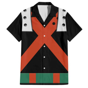 Katsuki Bakugo Uniform Hero Anime Hawaiian Shirt 1.jpg