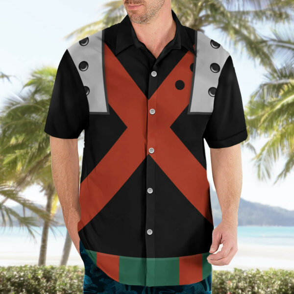 Katsuki Bakugo Uniform Hero Anime Hawaiian Shirt 3.jpg