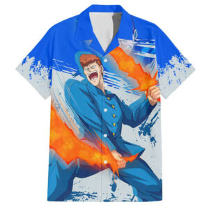 Kazuma Kuwabara Yu yu Hakusho Hawaiian Shirt Anime 1.jpg