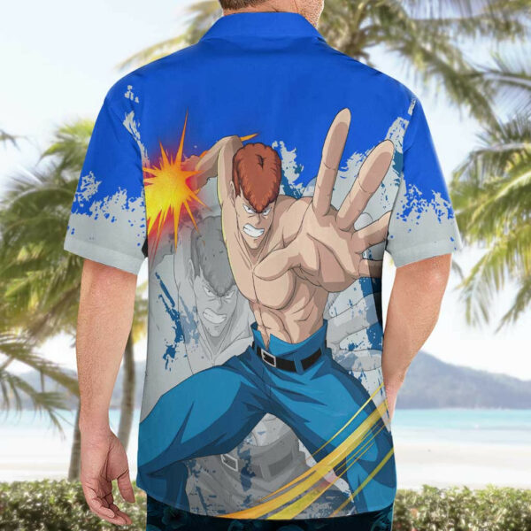 Kazuma Kuwabara Yu yu Hakusho Hawaiian Shirt Anime 4.jpg