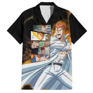 Kazuma Kuwabara YuYu Hakusho Hawaiian Shirt Anime 1.jpg