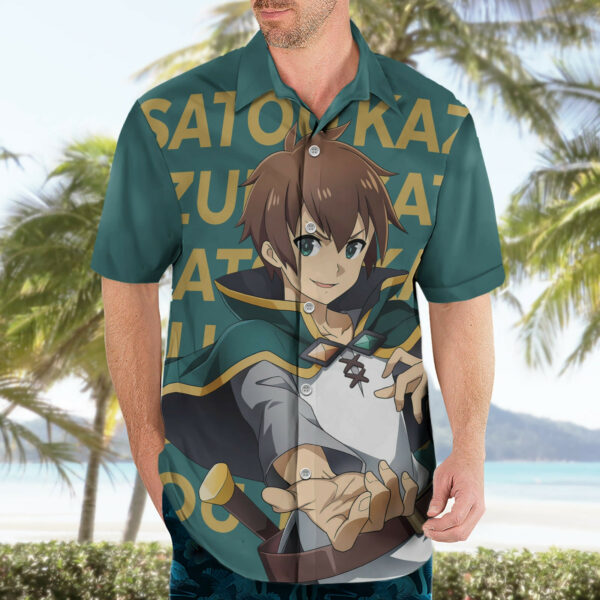 Kazuma Satou KonoSuba Hawaiian Shirt Anime 3.jpg