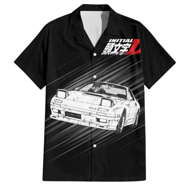Keisuke Takahashi RX 7 Initial D Hawaiian Shirt Manga Mix Anime 1.jpg