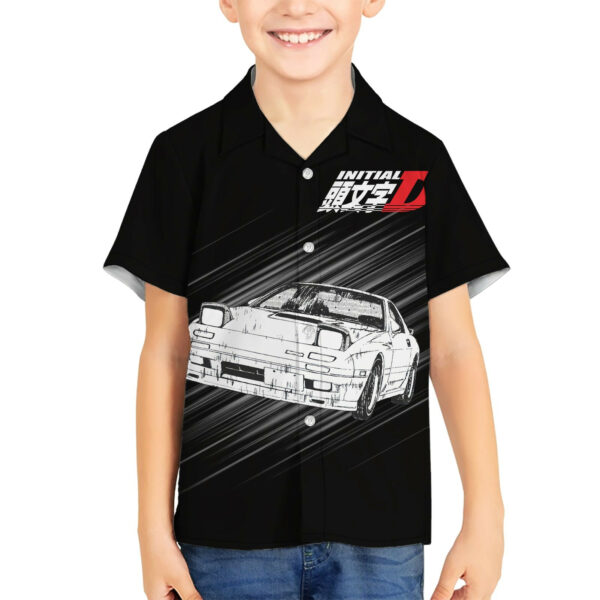 Keisuke Takahashi RX 7 Initial D Hawaiian Shirt Manga Mix Anime 5.jpg
