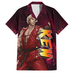 Ken Street Fighter Hawaiian Shirt Anime 1.jpg