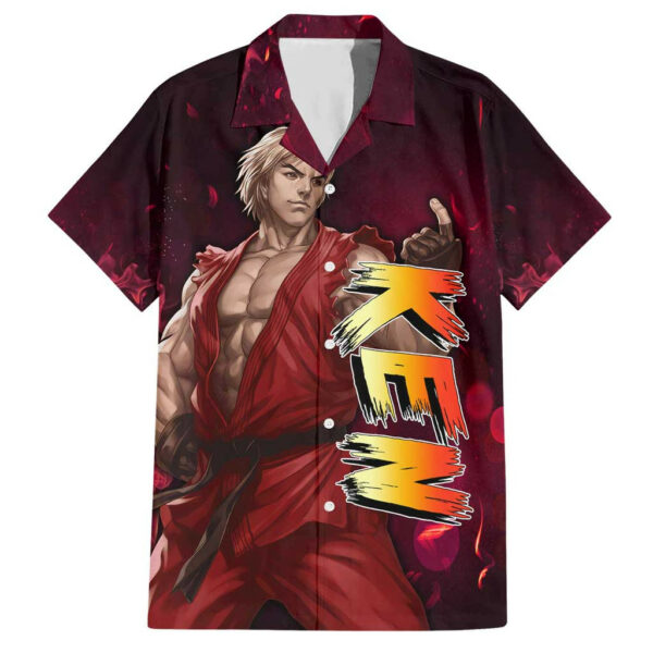 Ken Street Fighter Hawaiian Shirt Anime 1.jpg