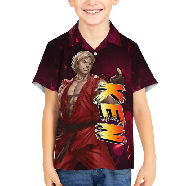 Ken Street Fighter Hawaiian Shirt Anime 5.jpg