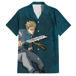 Kento Nanami JJK Anime Hawaiian Shirt Black Flash TS07 1.jpg