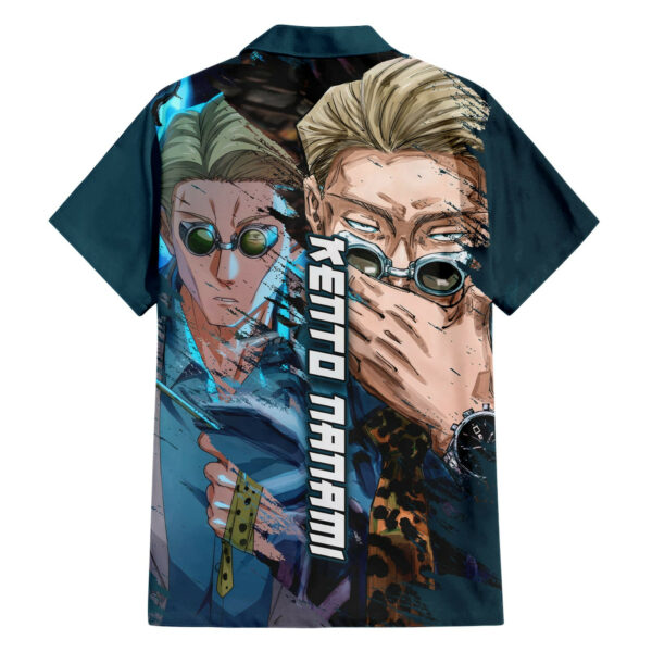 Kento Nanami JJK Anime Hawaiian Shirt Black Flash TS07 2.jpg