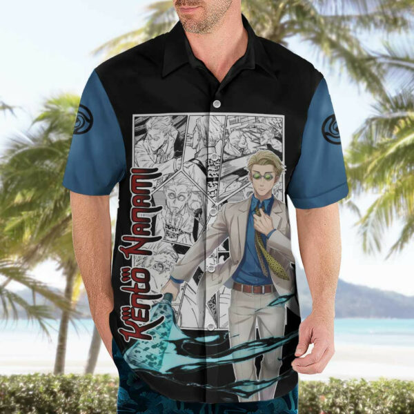 Kento Nanami Jujusu Kaisen Hawaiian Shirt Anime Mix Manga 3.jpg