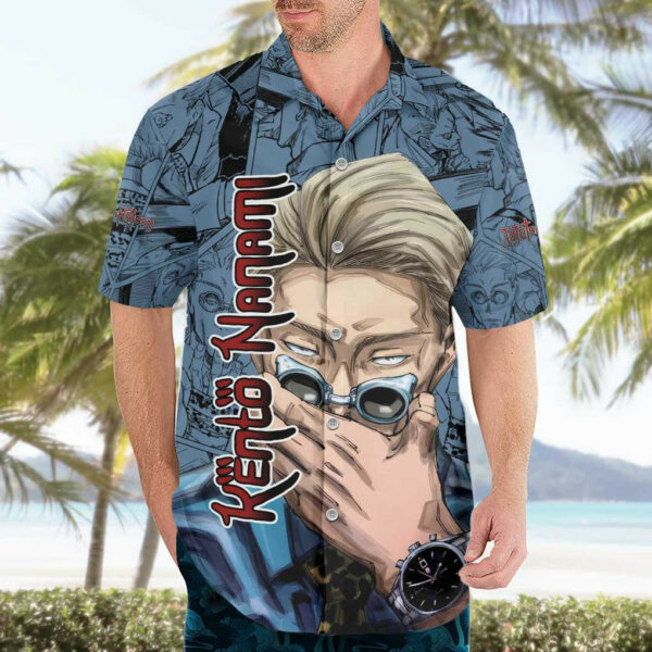 Kento Nanami Jujutsu Kaisen Hawaiian Shirt Anime 3.jpg