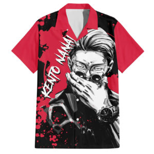 Kento Nanami Jujutsu Kaisen Hawaiian Shirt Manga Style Art 1.jpg