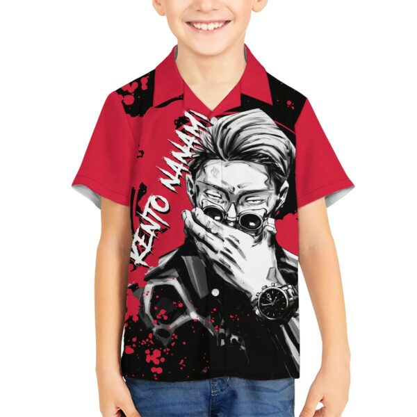 Kento Nanami Jujutsu Kaisen Hawaiian Shirt Manga Style Art 5.jpg