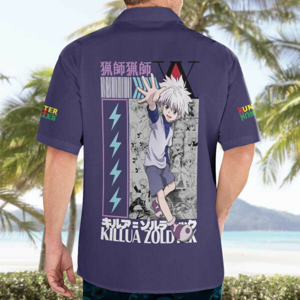 Killua Zoldyck Hunter x Hunter Hawaiian Shirt Anime V2 4.jpg