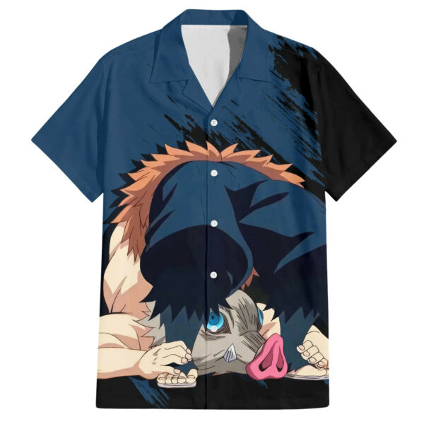Kimetsu Inosuke Hawaiian Shirt Demon Slayer 1.jpg