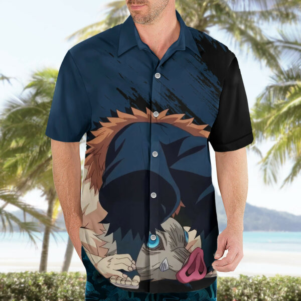 Kimetsu Inosuke Hawaiian Shirt Demon Slayer 3.jpg