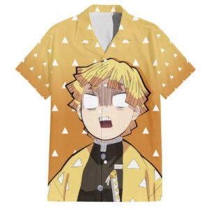 Kimetsu Zenitsu Hawaiian Shirt Demon Slayer Anime Funny 1.jpg