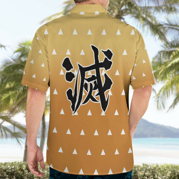 Kimetsu Zenitsu Hawaiian Shirt Demon Slayer Anime Funny 4.jpg