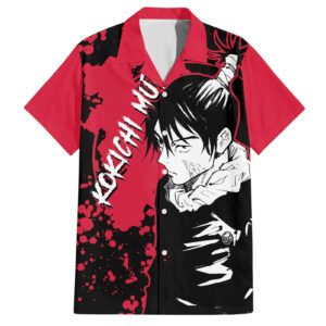 Kokichi Muta Jujutsu Kaisen Hawaiian Shirt Manga Style Art 1.jpg