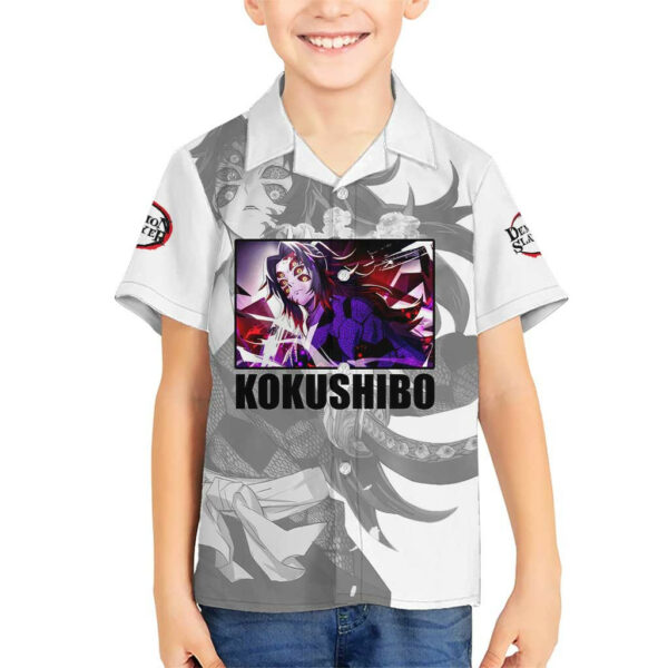 Kokushibo Kimesu No Yaiba Hawaiian Shirt Japan Anime 5.jpg