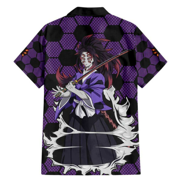 Kokushibo Mix Uniform Demon Slayer Hawaiian Shirt Anime 2.jpg