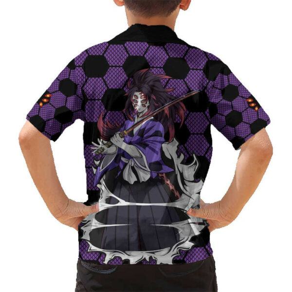 Kokushibo Mix Uniform Demon Slayer Hawaiian Shirt Anime 6.jpg