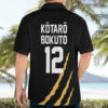 Kotaro Bokuto Number 12 MSBY Anime Hawaiian Shirt 4.jpg