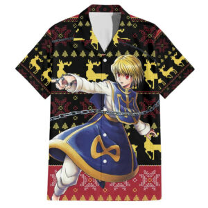 Kurapika Hunter X Hunter Hawaiian Shirt Anime Mix Christmas 1.jpg